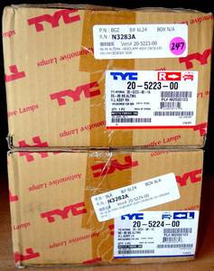 lot 247 image: 1998-99 NISSAN ALTIMA - TYC 20-5223-00 & TYC 20-5224-00 - BOTH Sides Headlight Assembly Units - NEW STOCK $$$ (X2)