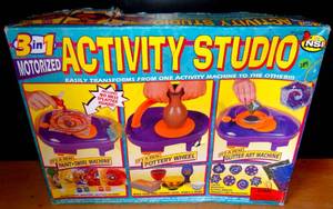 lot 249 image: 3 IN 1 MOTORIZED ACTIVITY KIT AS SHOWN - MAY NEED TO RE-SUPPLY ITEMS - MACHINE COMPLETE