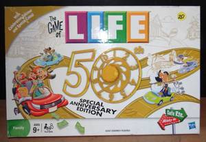 lot 251 image: THE GAME OF LIFE - 50TH ANNIVERSARY EDITION (USED, COMPLETE)