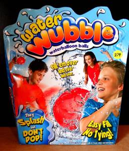 lot 274 image: NEW Water Wubble Waterballoon Balls - Refillable, Reusable, Easy-Fill