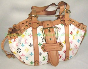 lot 95 image: Louis Vuitton multi-color monogram purse, made in France