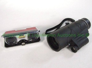 lot 96 image: Stellar Opera Glasses and handheld Range finder spotting Scope