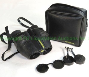 lot 22 image: Bushnell binoculars, 7.15x25 zoom, with case