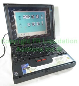lot 72 image: IBM Thinkpad with Windows 95, Model Number 2635-5EU