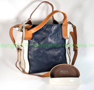 lot 87 image: Fossil Purse and Coach Glasses Case