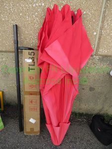 lot 10 image: Costway model TL35140 patio umbrella, has some damage