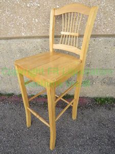 lot 14 image: Wood chair, made in Malaysia