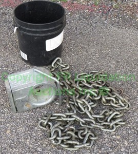 lot 44 image: Transport Security The Enforcer Semi Truck Trailer Lock and Chain