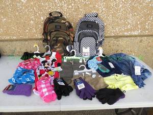 lot 62 image: Bastsport Backpacks and Unused Clothing