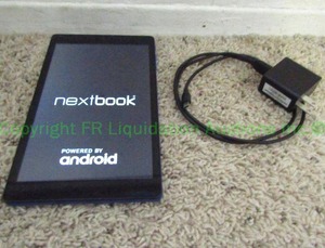 lot 69 image: Nextbook Android Tablet with Charge Cord. Model NumberNX16A8116KPB