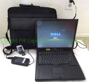 lot 70 image: Dell Latitude with Windows 2000, Charge cord, briefcase,and Air Card included