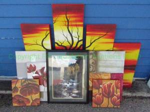lot 86 image: Pieces of Art nine total