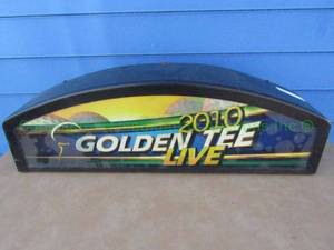 lot 81 image: 2010 Golden Tee Live Arcade Machine Light