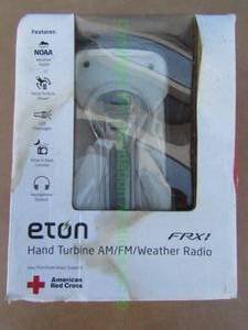 lot 155 image: Eton FRX1 hand turbine AMFM weather radio