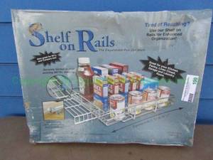 lot 100 image: Shelf on Rails kit unopened