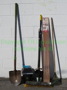 lot 147 image: Garden supplies including, Snap n grow fan trellis, Stinger bug zapper, and more