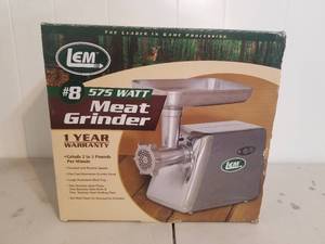lot 2 image: Lem #8 Electric meat grinder (B)
