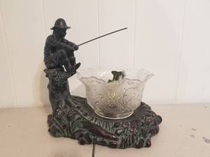 lot 3 image: Fisherman figure with fish (B)