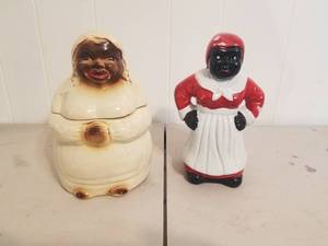 lot 4 image: Black Americana Cookie jar (B)