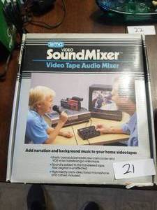 lot 21 image: Sound mixer - appears unused (B)