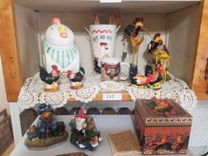 lot 125 image: Kitchen shelf lot (C)