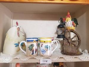 lot 126 image: Kitchen shelf lot (C)