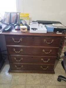 lot 196 image: Wood File cabinet (D)
