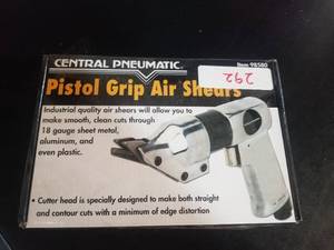 lot 292 image: Pistol grip air shears (G)