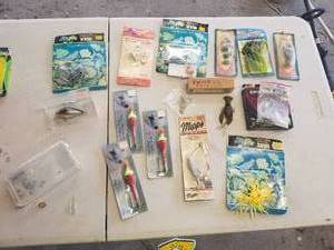 lot 308 image: Selection of fishing accessories, lures and more (G)