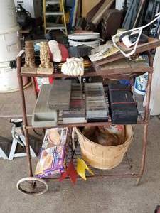 lot 344 image: Everything on cart and the cart (F)