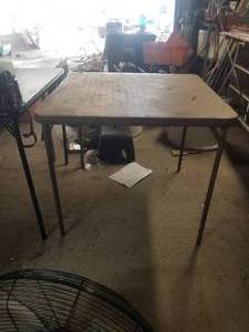 lot 303 image: Vintage fold up game table
