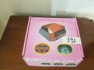 lot 392 image: Quick CCFL LED nail lamp
