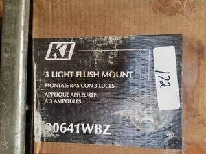 lot 172 image: Ceiling mounted light fixture