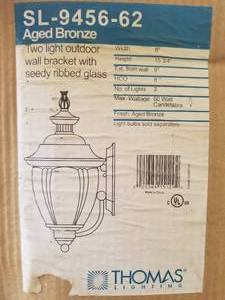 lot 133 image: Wall mounted light fixture