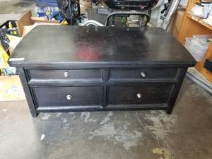 lot 246 image: TV stand-with raisable top