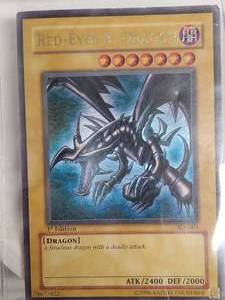 lot 34 image: Rare Yu-Gi-Oh Red-Eyes B Dragon