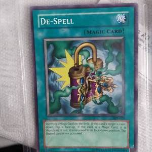 lot 37 image: RARE DE SPELL YU-GI-OH Card