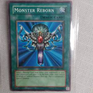lot 39 image: Rare Monster Reborn YU-GI-OH Card