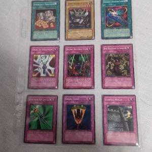 lot 49 image: YU-GI-OH CARDS 9 CARDS