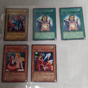lot 50 image: YU GI OH CARDS 5 CARDS RARE