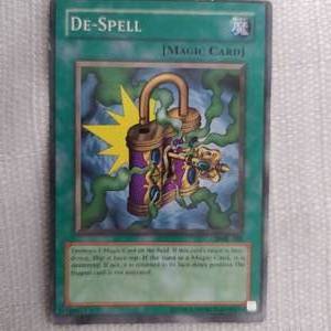 lot 51 image: DE-SPELL 1ST EDITION YUGIOH CARD