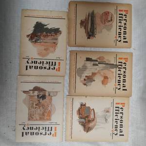 lot 87 image: Vintage Personal Efficiency books 1927