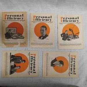 lot 88 image: Vintage 1928 Personal Efficiency books
