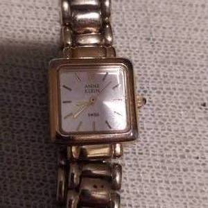 lot 124 image: VINTAGE ANNE KLEIN 753S STERLING SILVER WOMEN WATCH