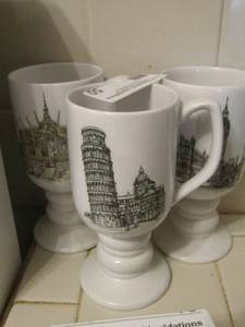 lot 50 image: Three Casons Ieon store China mugs