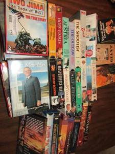 lot 151 image: Large lot of VHS & DVD