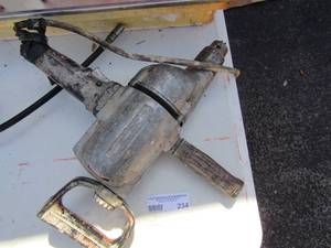 lot 234 image: Electric drill wire plug needs to be replace well used unknown working order
