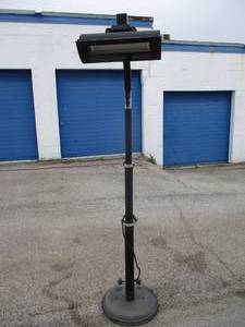 lot 17 image: Mojave Sun Infrared Patio  Garage Heater, Telescoping Height  With Working 1500W Heater Bulb, 120V.