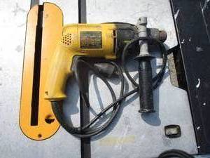 lot 98 image: LOT- RYOBI Model BTS-20 Table Saw and Dewalt Model DW-511, 12 Hammer Drill