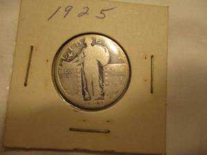 lot 30 image: 1925 Standing Liberty Quarter